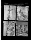Alvin's feature - children at pool (4 Negatives) (July 26, 1958) [Sleeve 55, Folder d, Box 15]